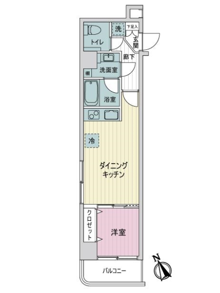 横浜平沼ダイカンプラザ一号館の間取図