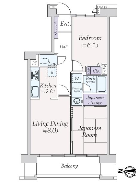 ライオンズプラザ錦糸町の間取図