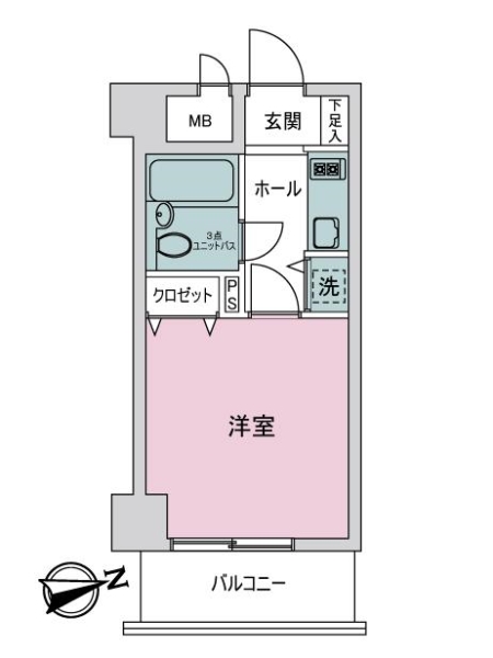 ライオンズマンション橦木の間取図