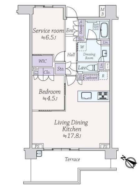 パークホームズ駒沢 ザ レジデンスの間取図