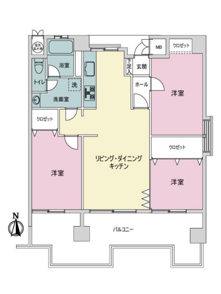 ロワールマンション高取の間取図