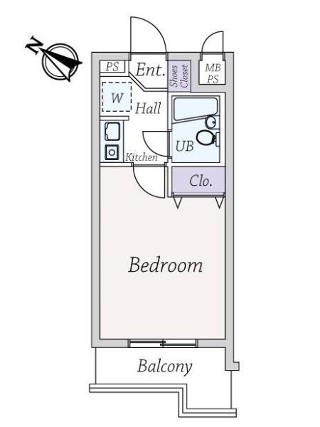 ライオンズマンション成城東の間取図