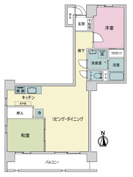 小石川ハイムの間取図