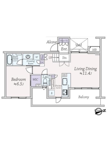 サンクタス桜上水の間取図