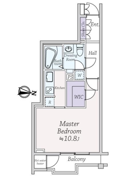 エクティ神山町の間取図