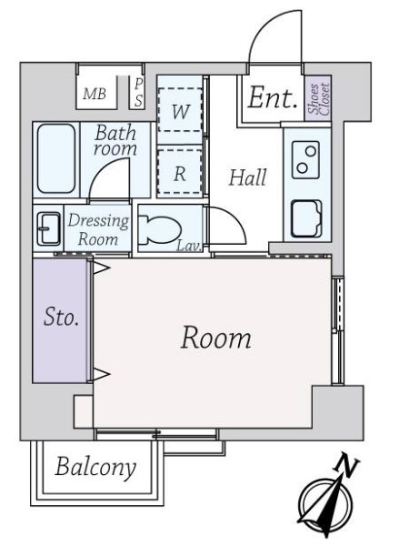 ハイツ第２目黒の間取図