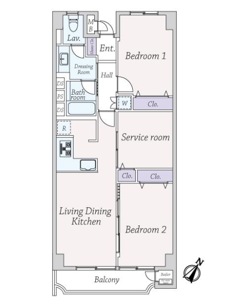 ファミール三軒茶屋の間取図