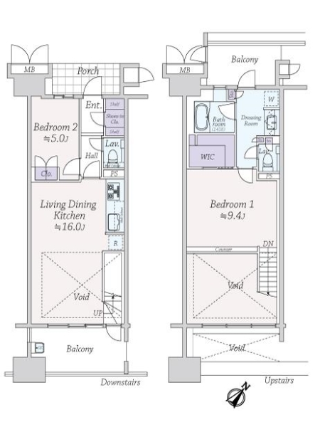 ザ・晴海レジデンスの間取図