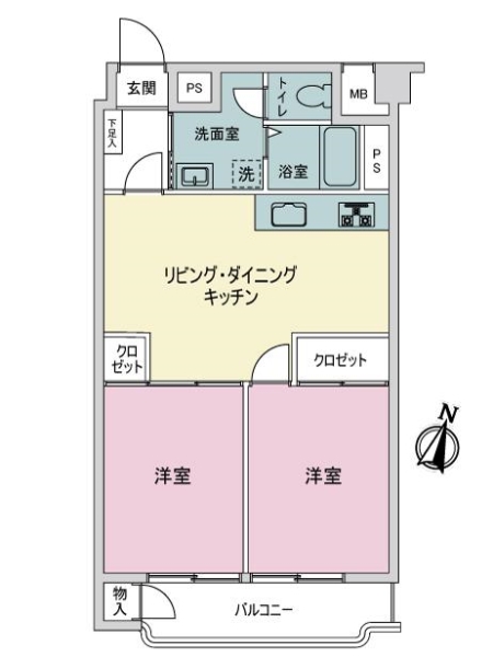 シャンボール桜坂の間取図