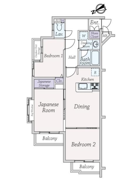 ワコーレ町屋の間取図