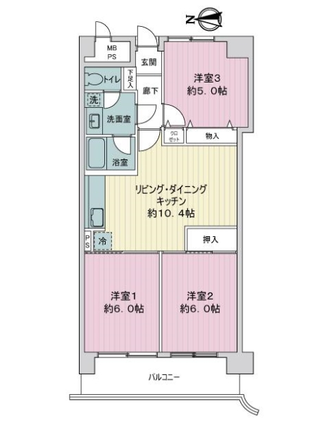 ルミエール西京極の間取図