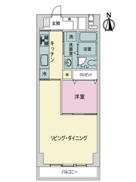 秀和薬円台レジデンスの間取図