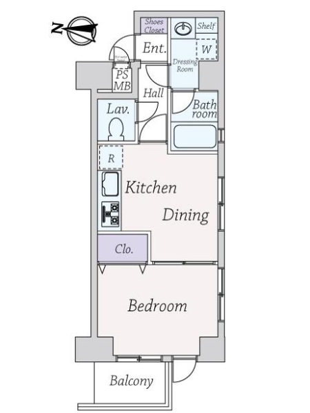 ライオンズマンション松原第2の間取図