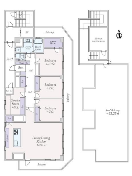 藤和シティコープ高円寺南の間取図