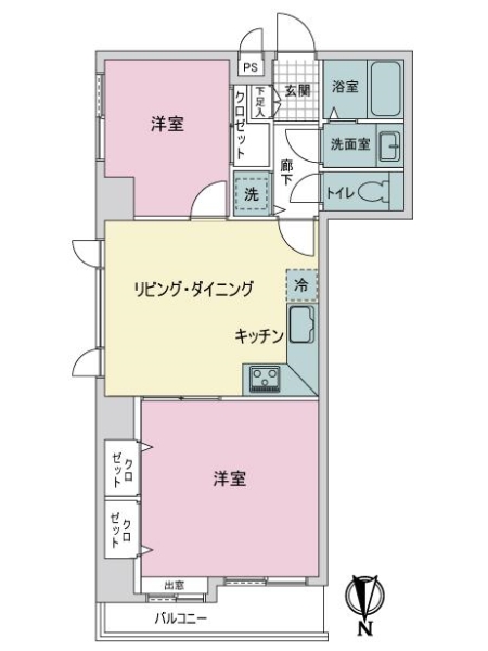 グランドステータス船橋本町の間取図