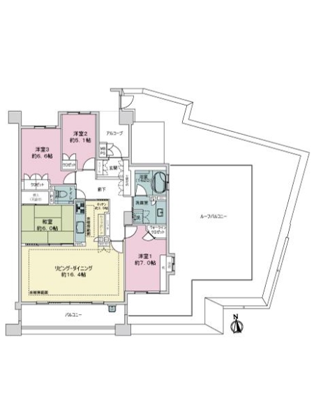 ライオンズガーデン千種アーススクエアの間取図