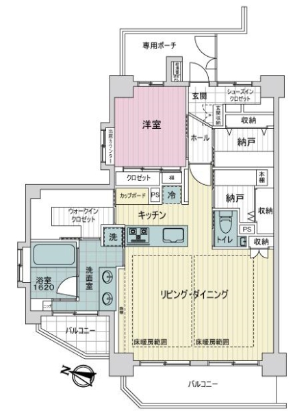 ライオンズステーションプラザ板橋本町の間取図
