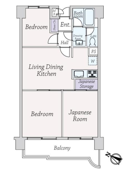 エル・アルカサル目黒の間取図