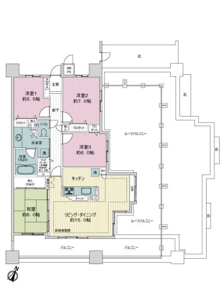 ライオンズガーデン新安城の間取図
