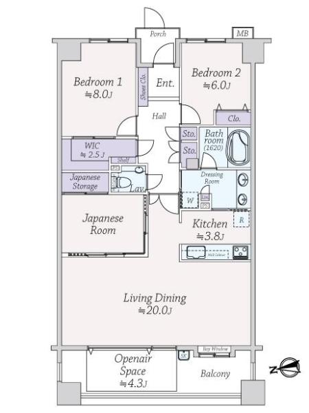 グランシティ横濱本郷台の間取図