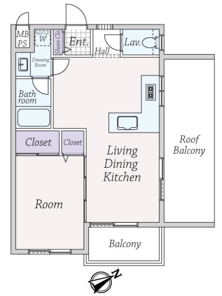 エクレール吉祥寺の間取図
