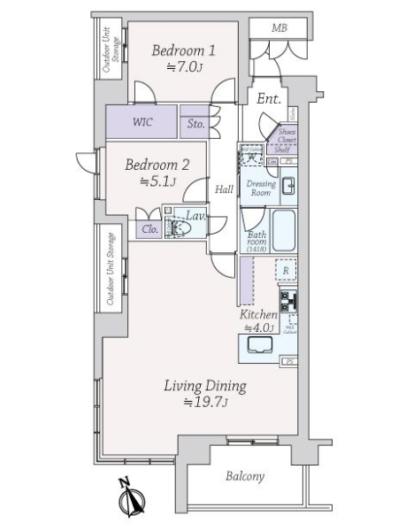 グランド・サンリヤン甲子園三番町の間取図
