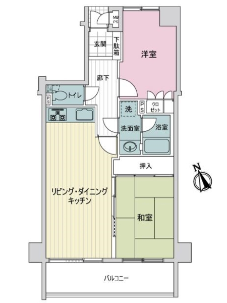 サーパス調布の間取図