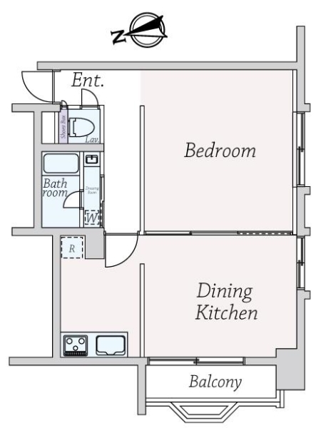 芝マンションの間取図