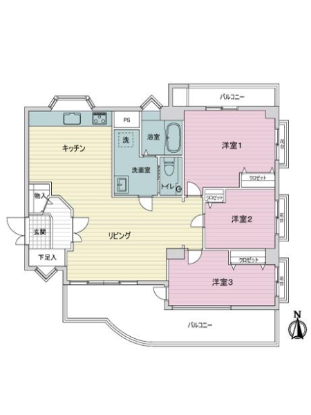 第２オレンジ久屋ビルの間取図
