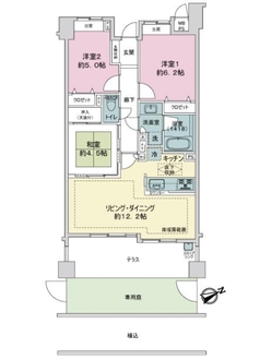 ライオンズ戸塚エアリスフォートの間取図