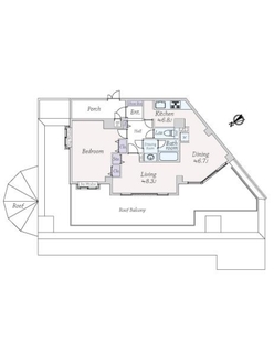 ライオンズガーデン初台の間取図