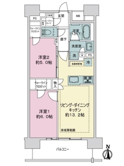 オープンレジデンシア名古屋菊井通の間取図