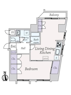 エスエスケーグリーンパーク千住四丁目の間取図