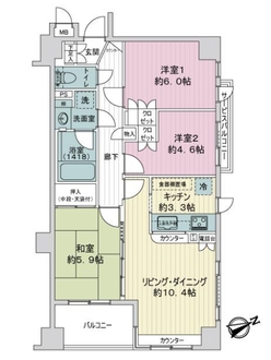マイキャッスルセンター南の間取図