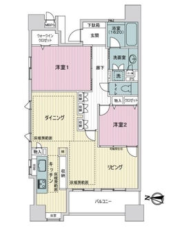 ライオンズシティ丸の内の間取図