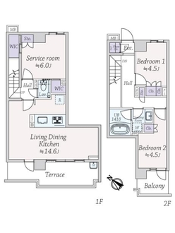 プレシス田園調布の間取図