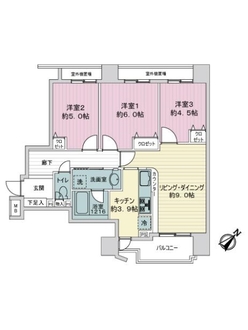 コスモ巣鴨の間取図