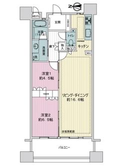 ライオンズシティ丸の内の間取図