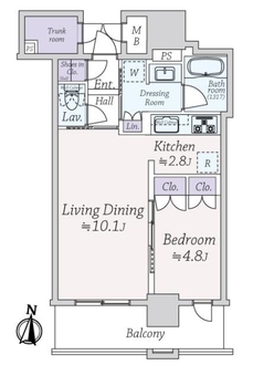 ブランズタワー梅田Ｎｏｒｔｈの間取図