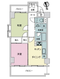 ライオンズマンション京都西陣の間取図