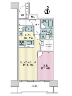 ライオンズヴィアーレ大宮の間取図