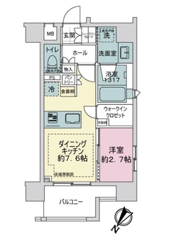 ベルジェンド横濱伊勢佐木アティックス・アベニューの間取図