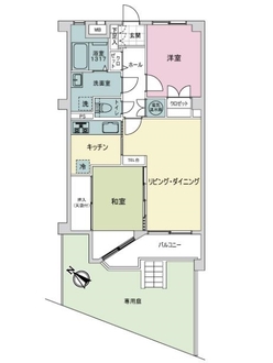 ライオンズマンションマキシム萩の宮の間取図