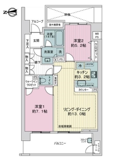 ライオンズステージ西国分寺の間取図