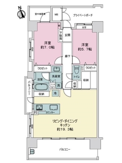 コンツェルトパーク宇品ハーバーランドの間取図