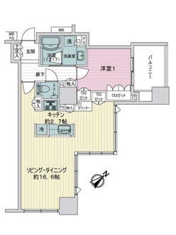 シティタワー池袋ウエストゲートの間取図