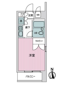 ラウム祐天寺の間取図