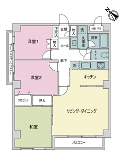 ハイマート南浦和の間取図