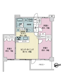 サンクレイドル練馬高野台の間取図