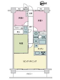 ライオンズマンション綾瀬第８の間取図
